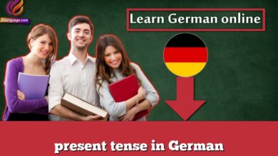 present tense in German