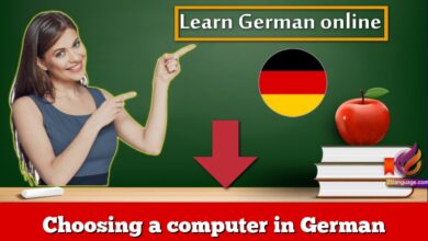 Choosing a computer in German
