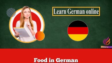 Food in German