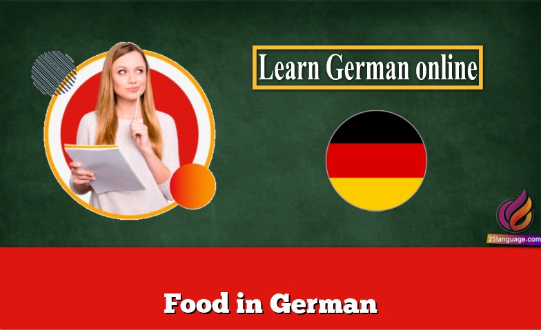 Food in German