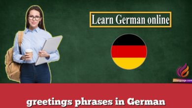 greetings phrases in German