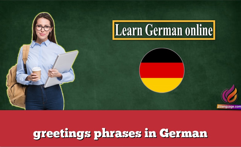 greetings phrases in German