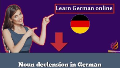 Noun declension in German