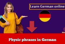 Physic phrases in German