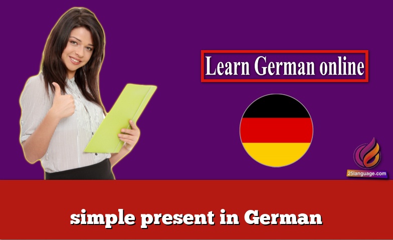 simple present in German