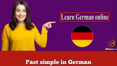 Past simple in German