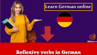 Reflexive verbs in German