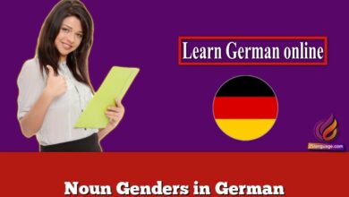 Noun Genders in German