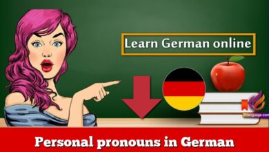 Personal pronouns in German