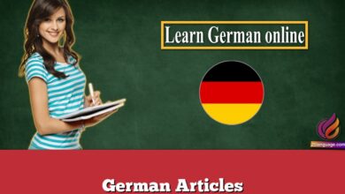 German Articles