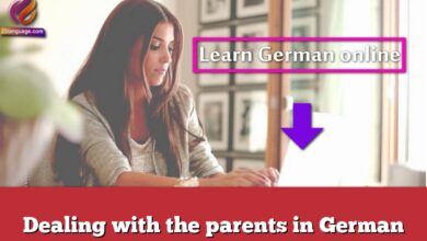 Dealing with the parents in German
