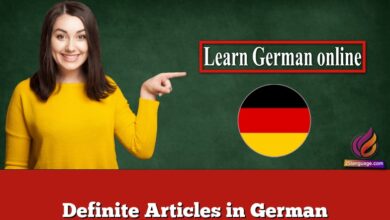 Definite Articles in German