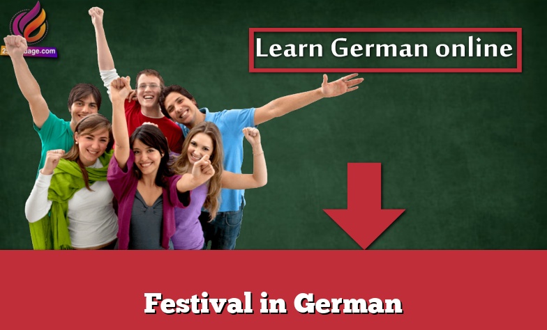 Festival in German