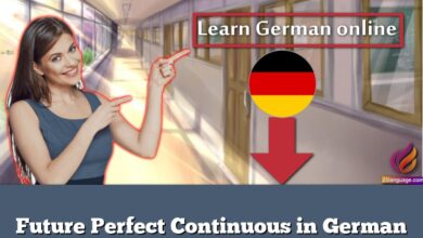 Future Perfect Continuous in German