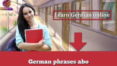 German phrases abo
