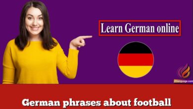 German phrases about football