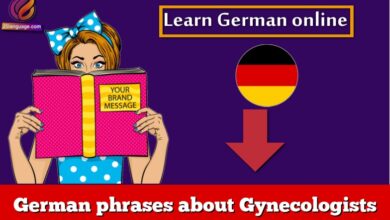 German phrases about Gynecologists