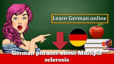 German phrases about Multiple sclerosis
