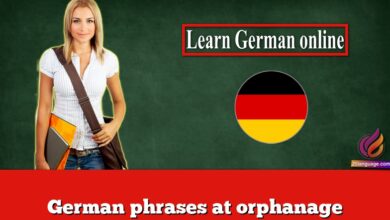 German phrases at orphanage