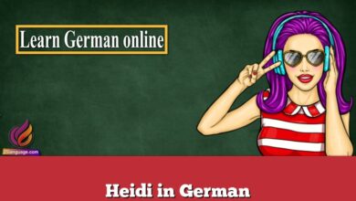 Heidi in German