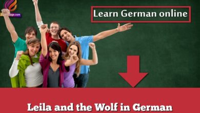 Leila and the Wolf in German