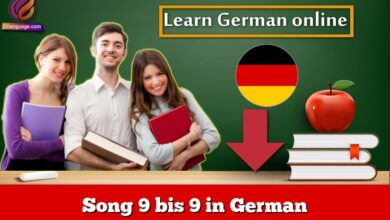 Song 9 bis 9 in German