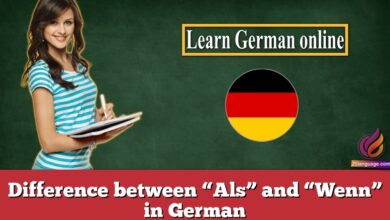 Difference between “Als” and “Wenn” in German