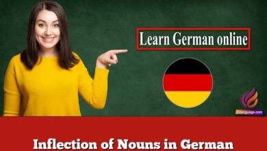 Inflection of Nouns in German