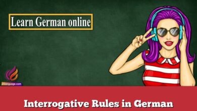 Interrogative Rules in German