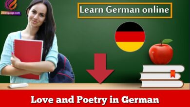 Love and Poetry in German