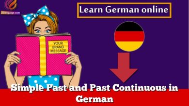Simple Past and Past Continuous in German