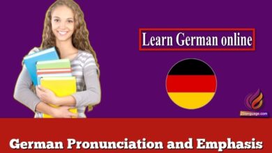 German Pronunciation and Emphasis