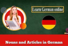 Nouns and Articles in German