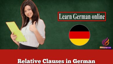 Relative Clauses in German