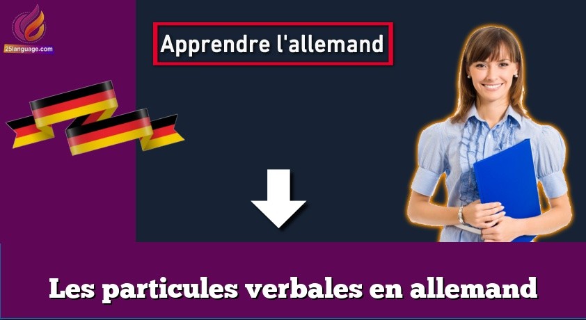 Les particules verbales en allemand