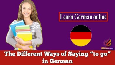 The Different Ways of Saying "to go" in German