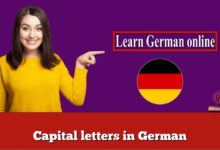 Capital letters in German