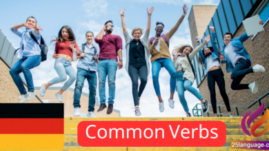 the most commonly used verbs in German