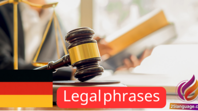 Legal phrases in German