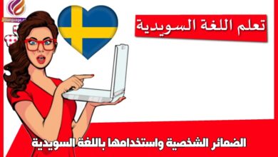الضمائر الشخصية واستخدامها باللغة السويدية