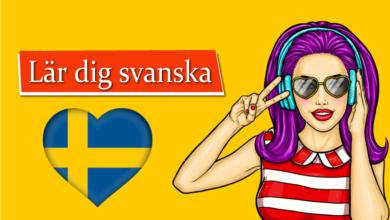 تعلم قواعد اللغة السويدية
