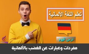 مفردات وعبارات عن الغضب بالألمانية