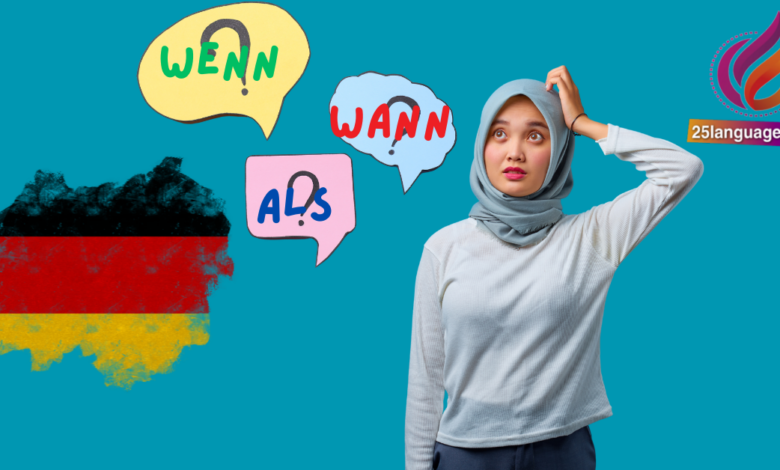 كيف تقول متى باللغة الألمانية باستخدام wann/wenn/als