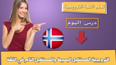 المستقبل البسيط والمستقبل التام في اللغة النرويجية