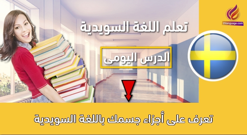 تعرف على أجزاء جسمك باللغة السويدية