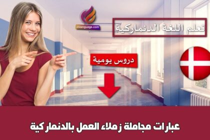 عبارات مجاملة زملاء العمل بالدنماركية