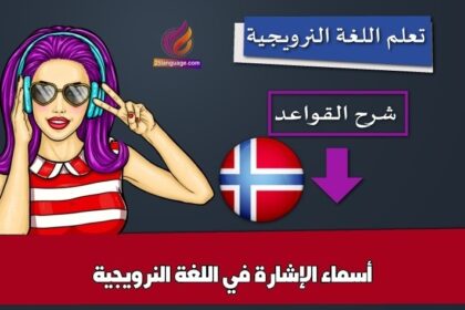 أسماء الإشارة في اللغة النرويجية