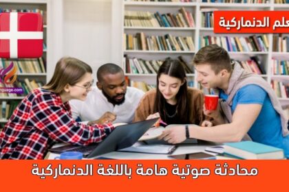 محادثة صوتية هامة باللغة الدنماركية