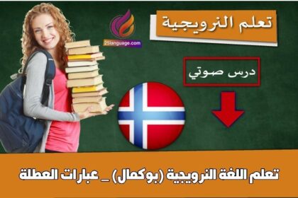 تعلم اللغة النرويجية (بوكمال) _ عبارات العطلة