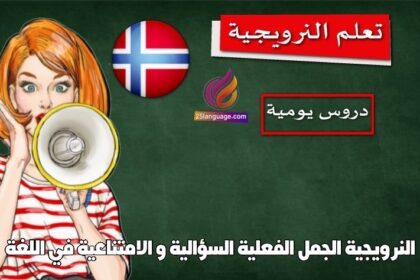 الجمل الفعلية السؤالية و الامتناعية في اللغة النرويجية
